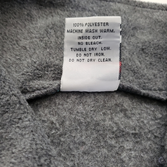 Olympic Committee Vest Olympic Logo Official Fleece Vest Gray size Medium - Picture 6 of 7